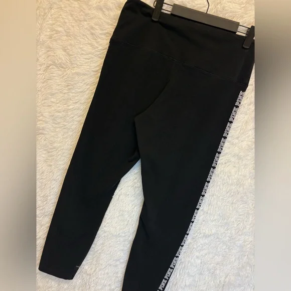 PINK Victoria's Secret High Rise Leggings | Logo Side Stripe | Athletic | XL - Picture 14 of 17